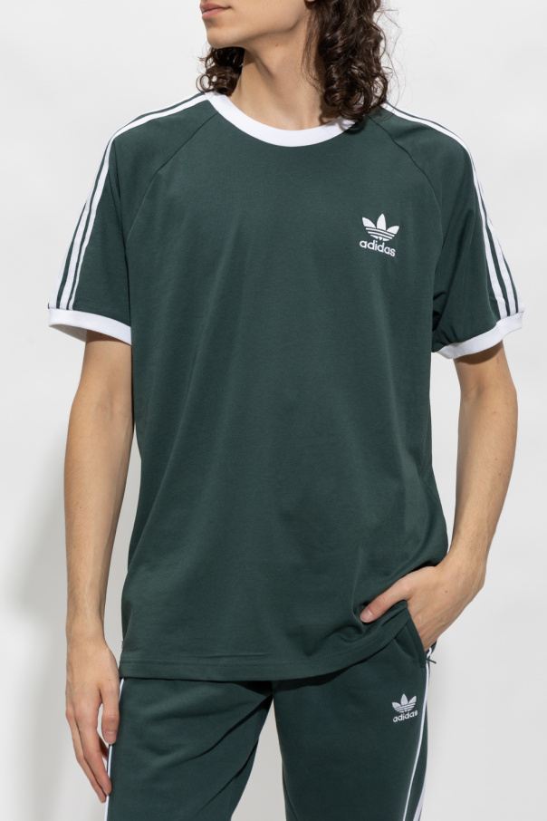 T shirt adidas 3 clearance stripes vert